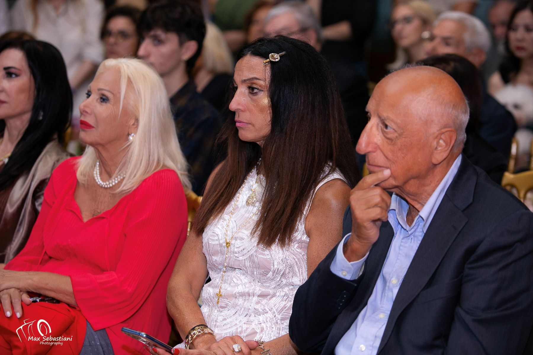 Da sinistra Elisabetta Viaggi Conny Caracciolo Maria Antonia Spartà e Pippo Franco