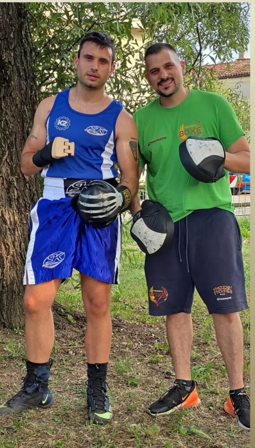 Filippo Pinto e istruttore Nicola Masiero