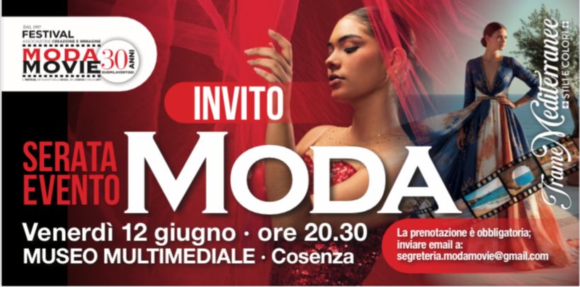 INVITO SERATA EVENTO MODA 