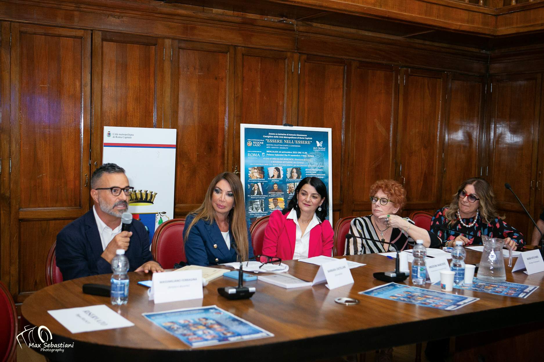 I relatori sul palco