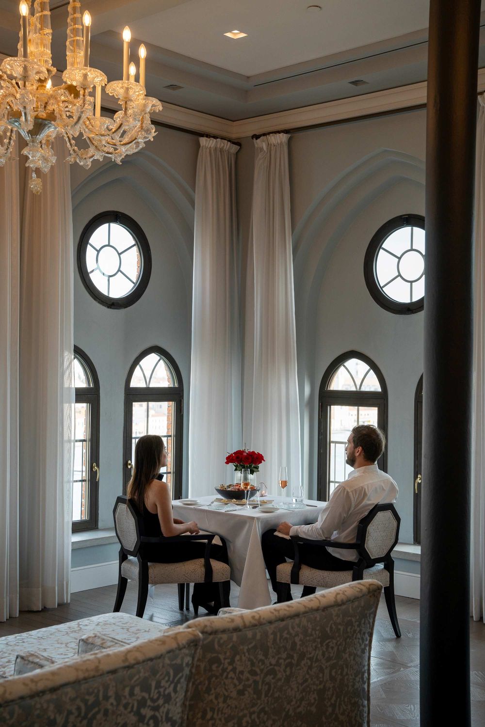 esperienza per la cena di San Valentino nella suite