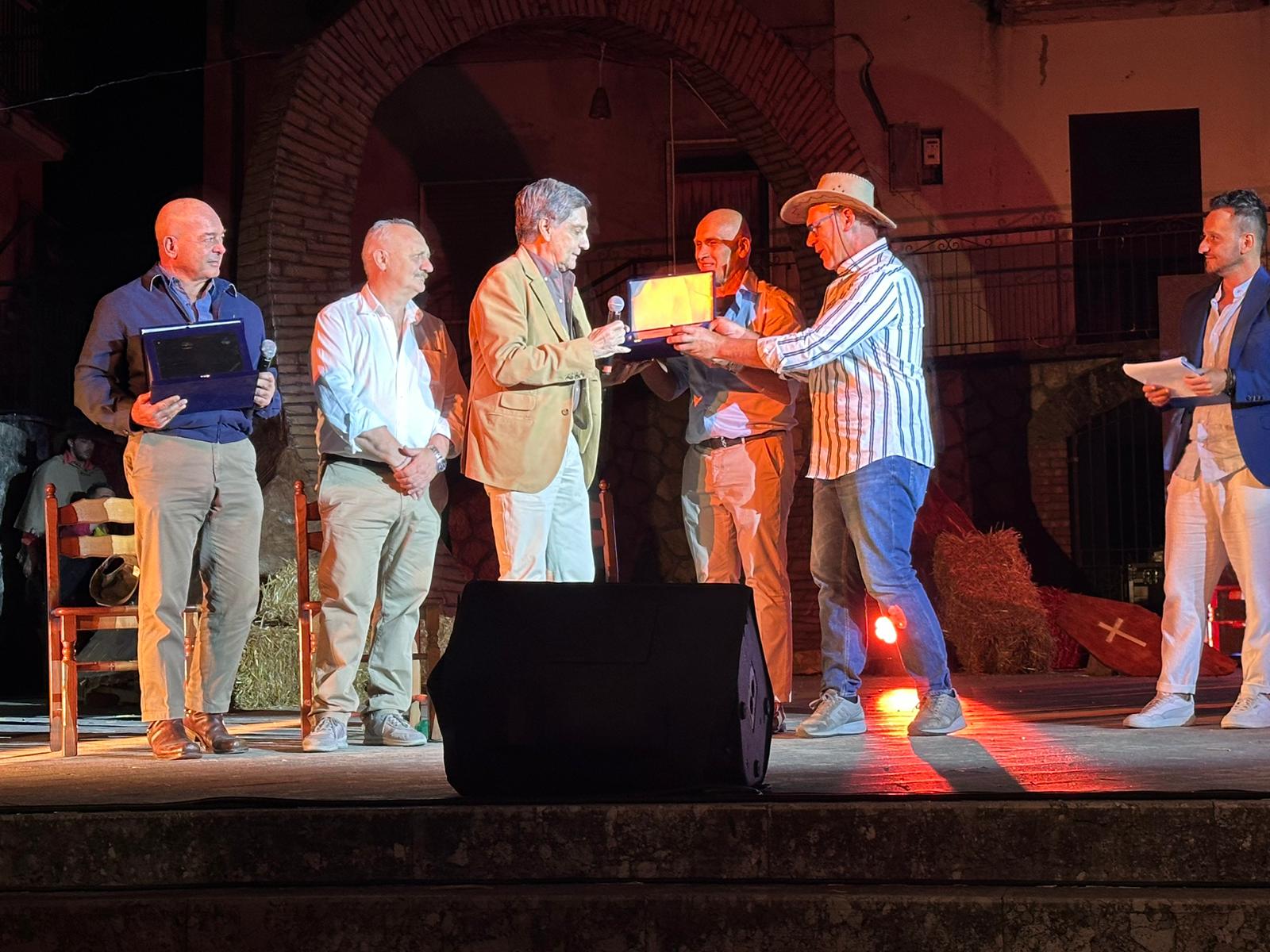MARCO TULLIO BARBONI DURANTE LA PREMIAZIONE