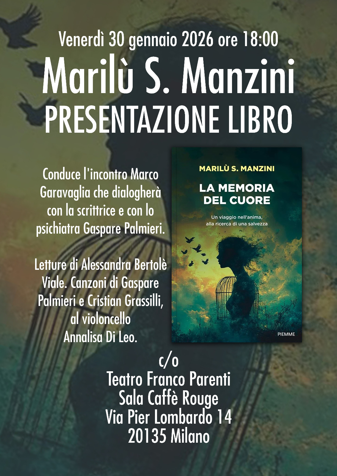 Manzini autrice del libro la memoria del cuore