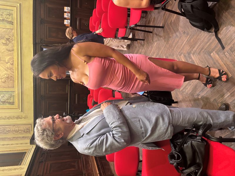 Massimo Bomba e Sandra Gomez