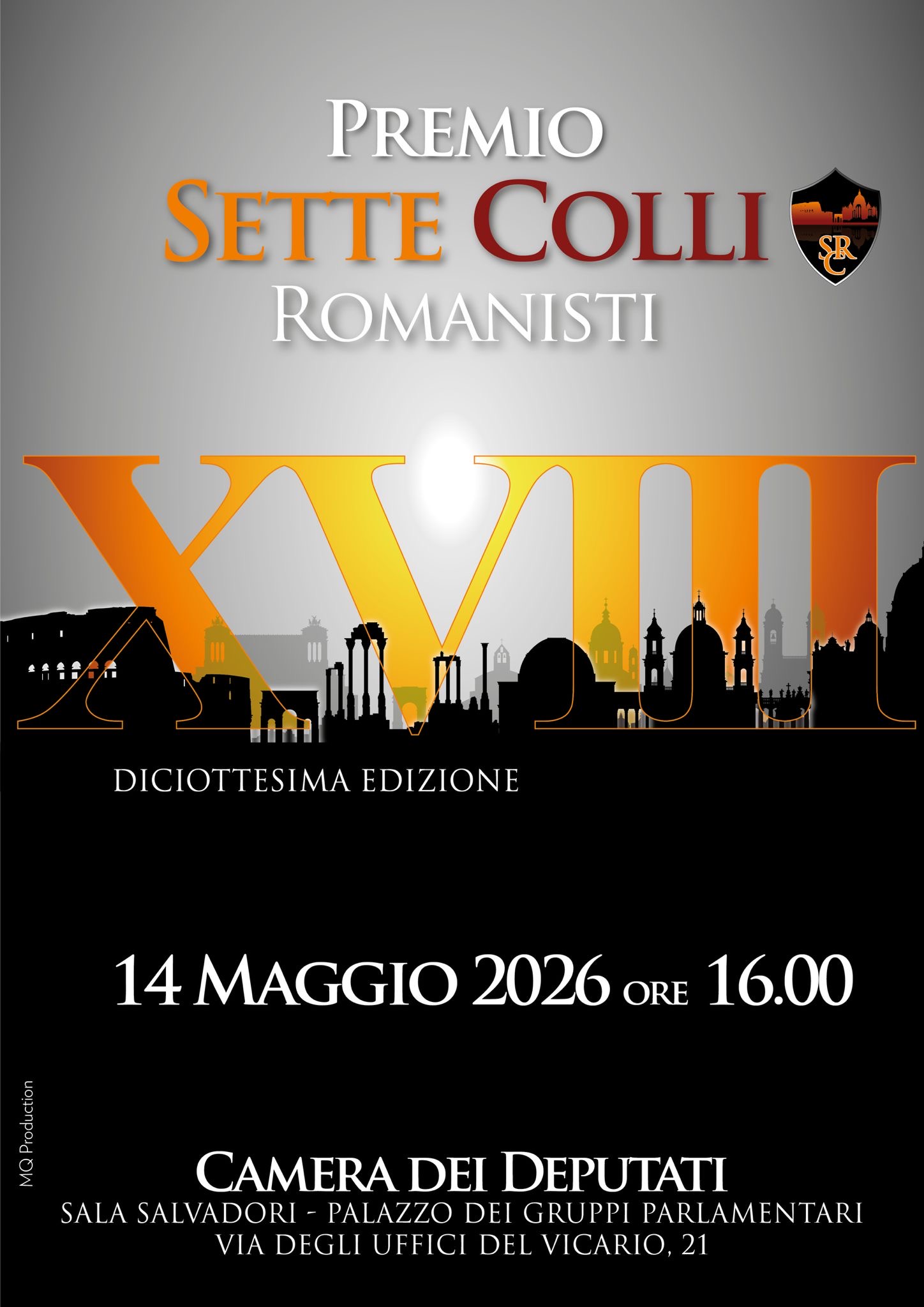 PREMIO SETTE COLLI  14 MAGGIO FABRIZIO PACIFICI