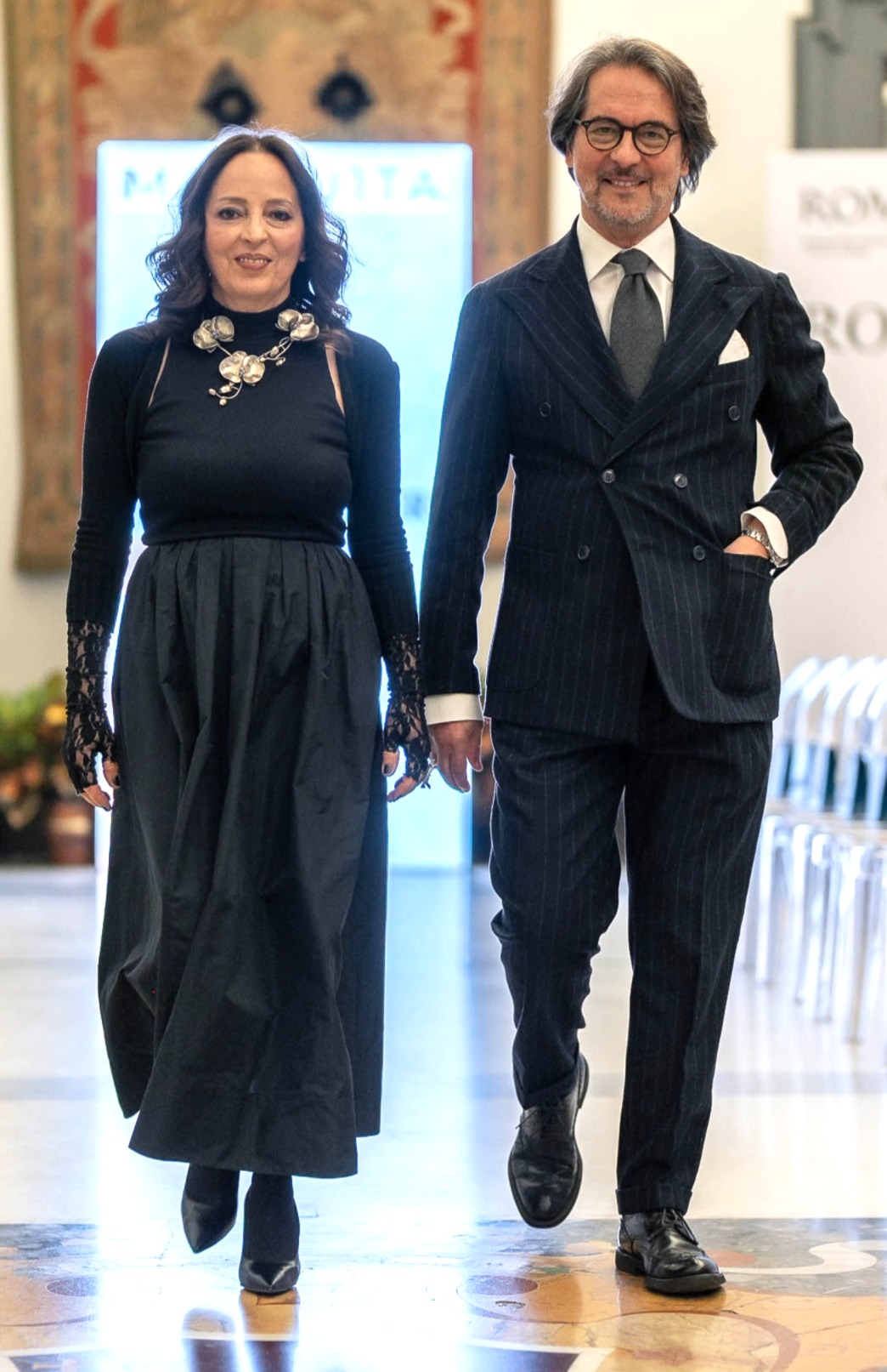 Grazia Marini e Antonio Falanga ideatori di Roma Couture