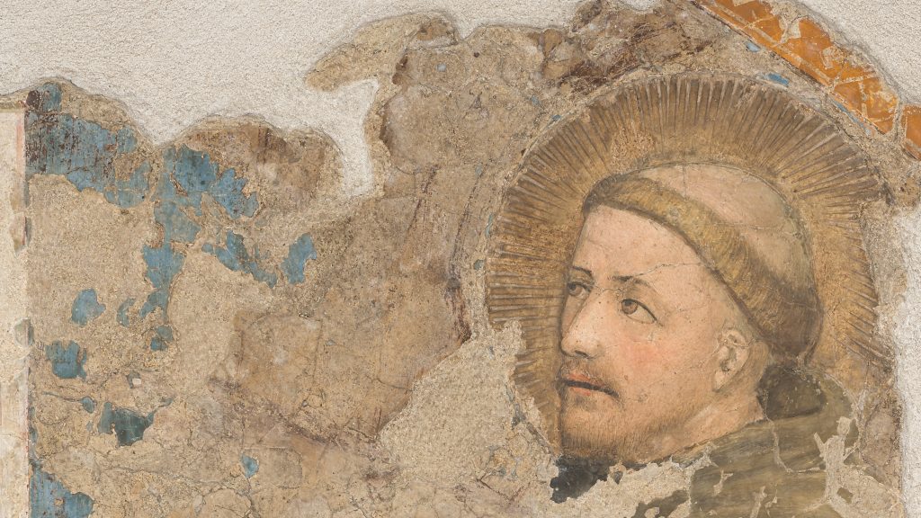 affresco di san Francesco