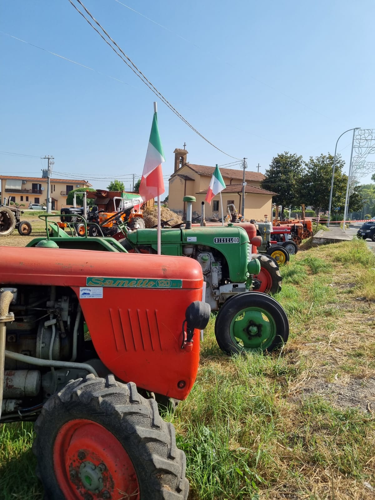 festa mietitura 2 trattori depoca