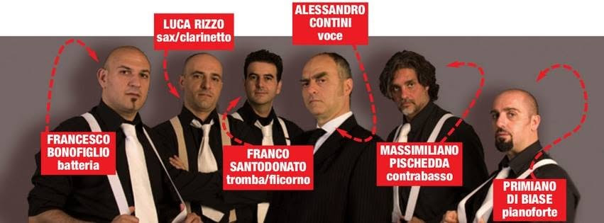 gli orchestrali del gruppo carusoni