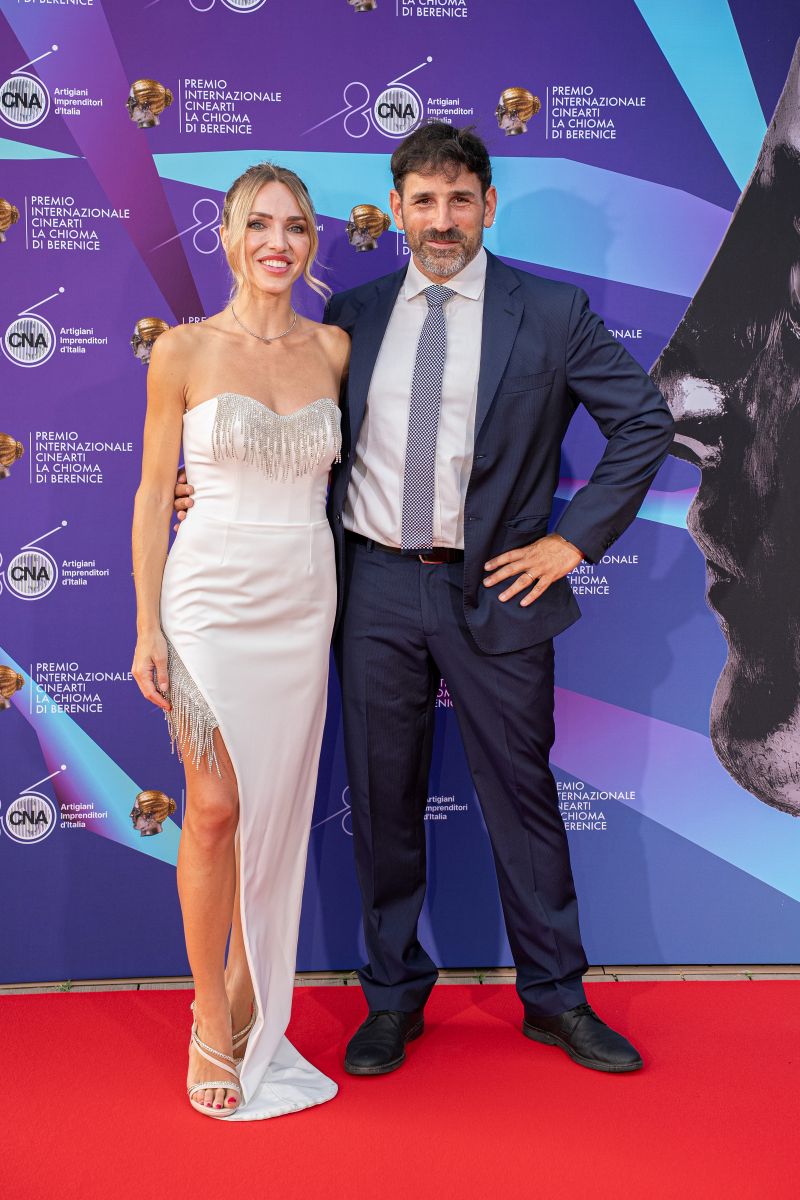 CAROLINA REY E TOMMASO GIUNTELLA al Premio Cinearti La Chioma di Berenice 2026 credito foto ERMA PICTURES Lucia Casone e Irene Strazzeri 2