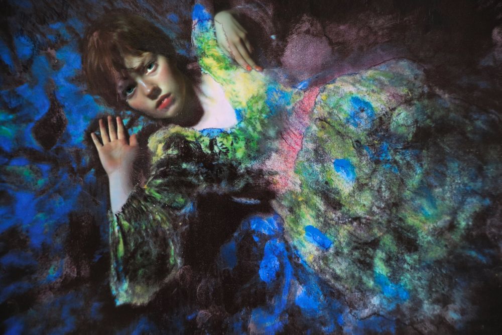 Izzo 3 The blue condition Donatella Izzo Black Light Gallery