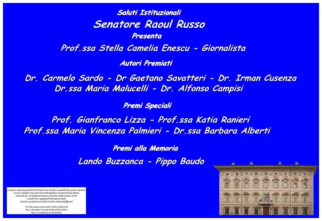 V Edizione del premio letterario Scala dei Turchi Dina Russiello