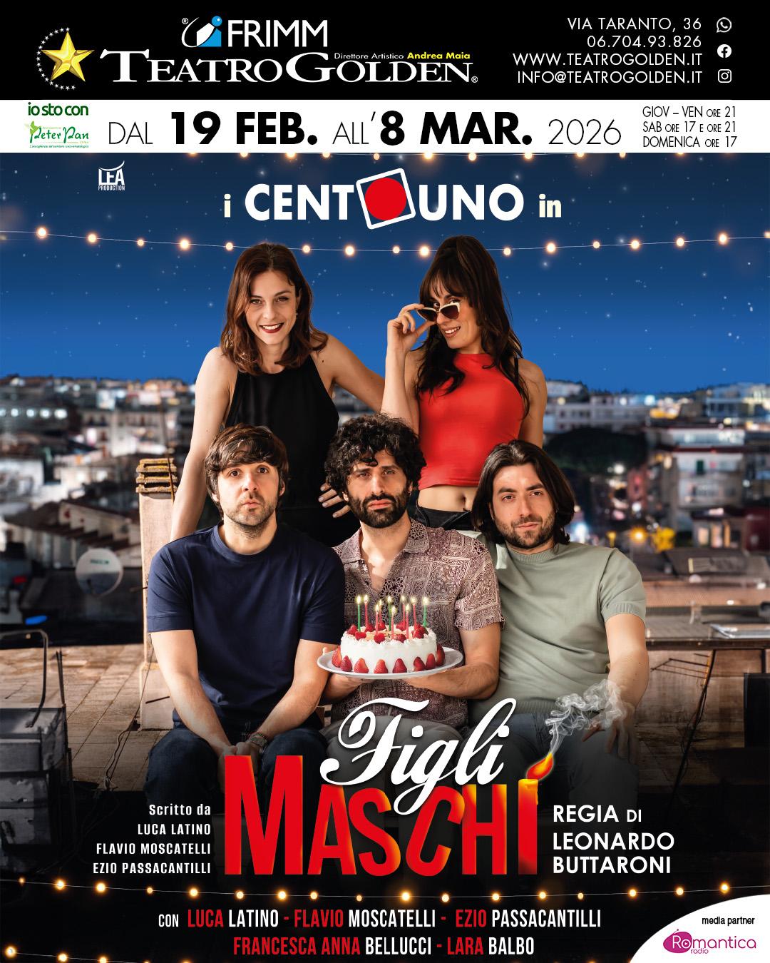 figli maschi teatro golden roma