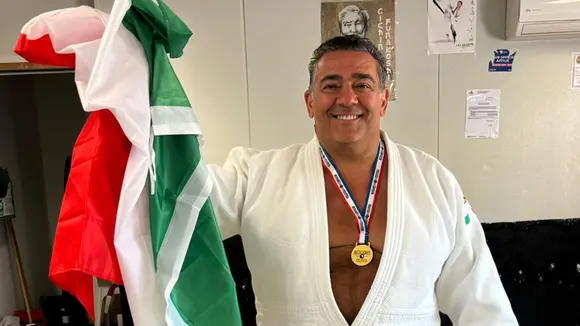il campione di judo andrea tedesco