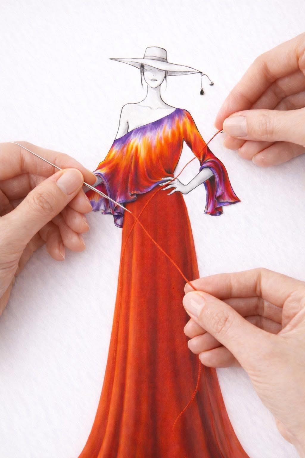 sfilata vanessa foglia 11 aprile 2026 Bozzetto