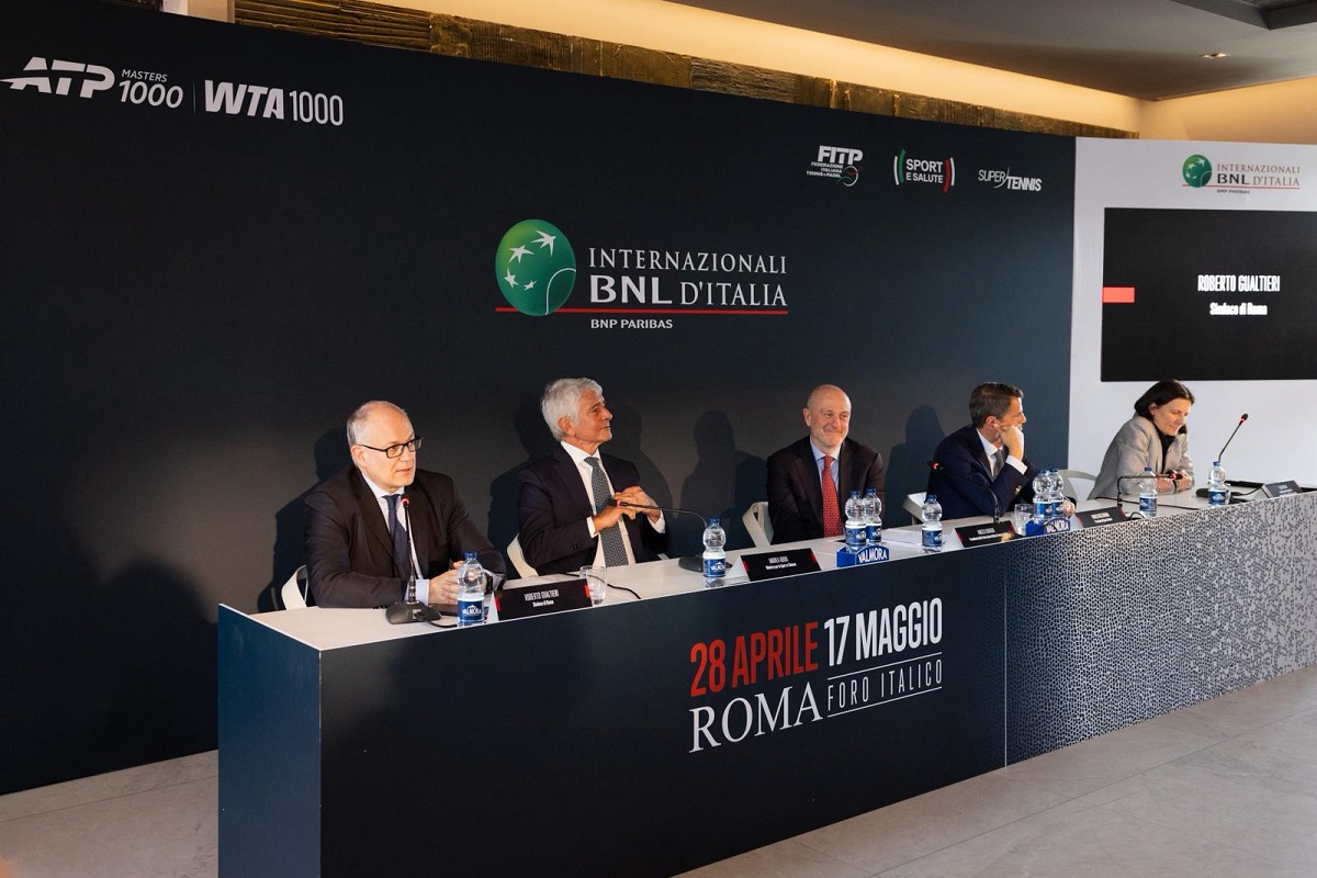 internazionali tennis 2026 presentazione foro italico 2026 1