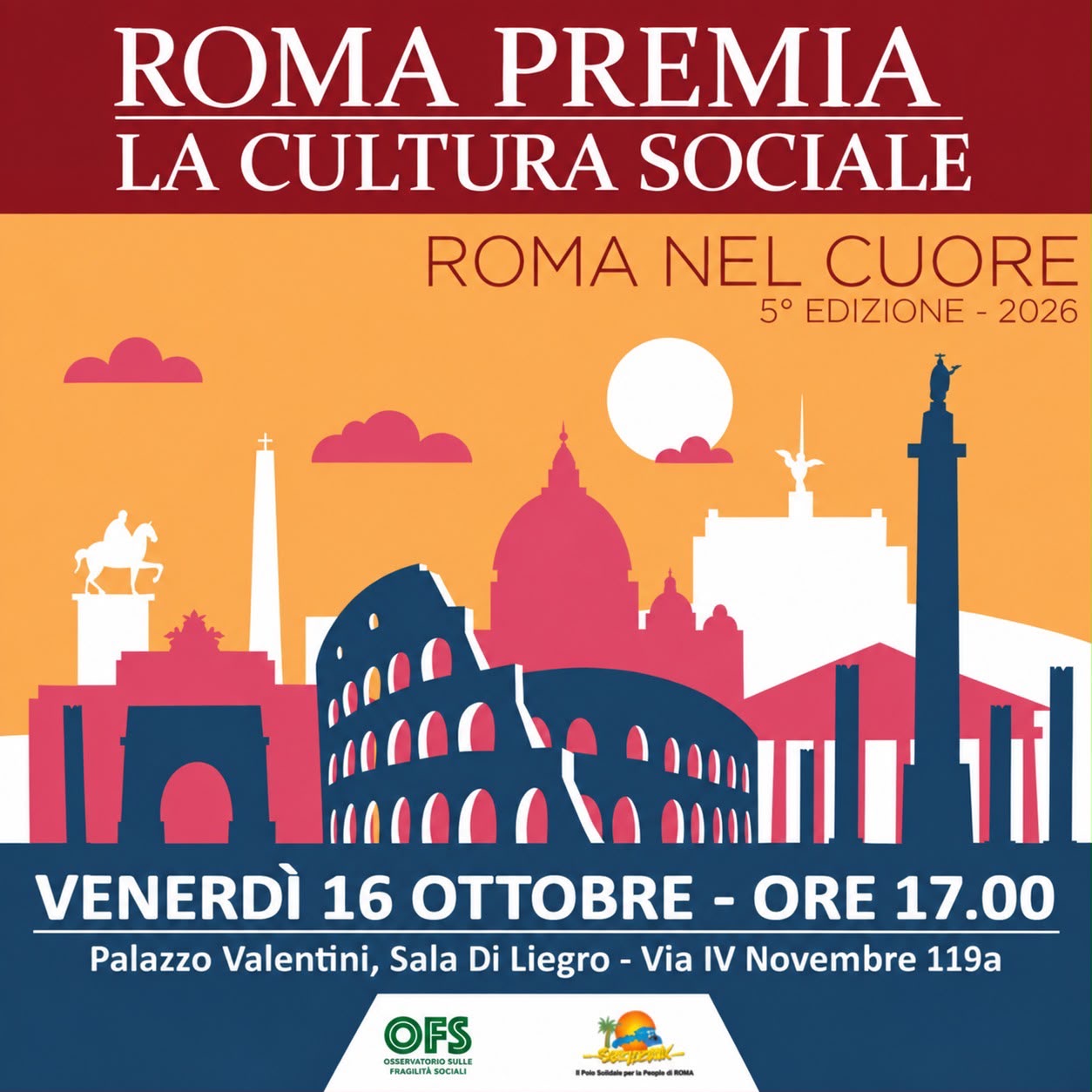 roma premia la cultura sociale