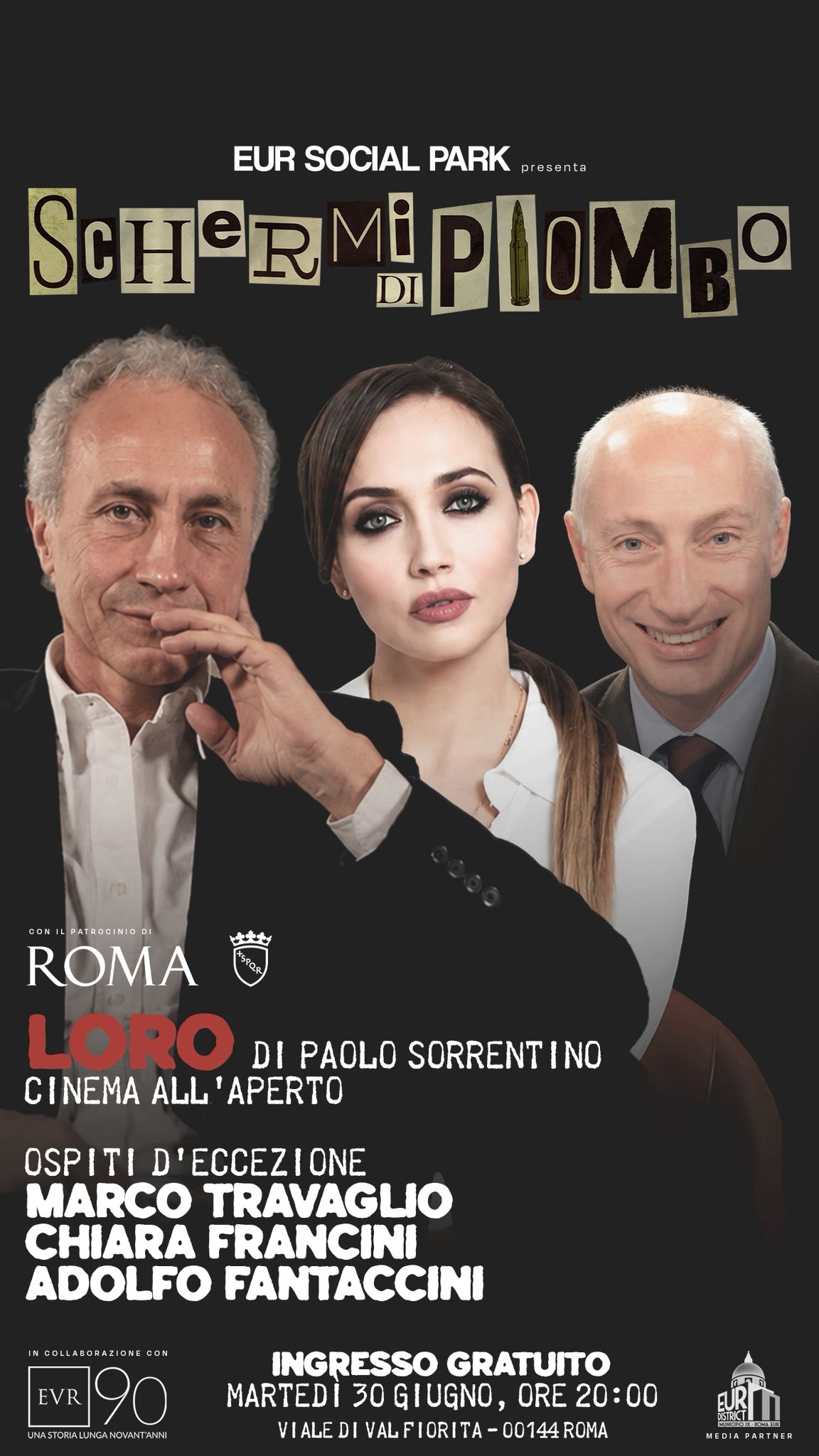 locandina per schermi di piombo