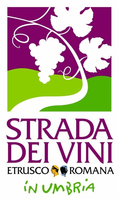 strada dei vini etrusco romana logo verticale