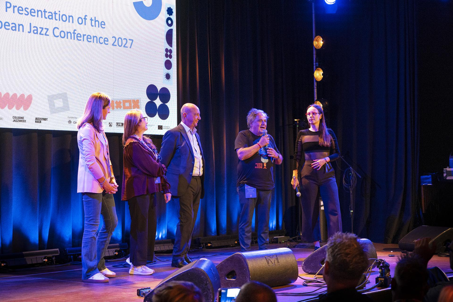 sul palco