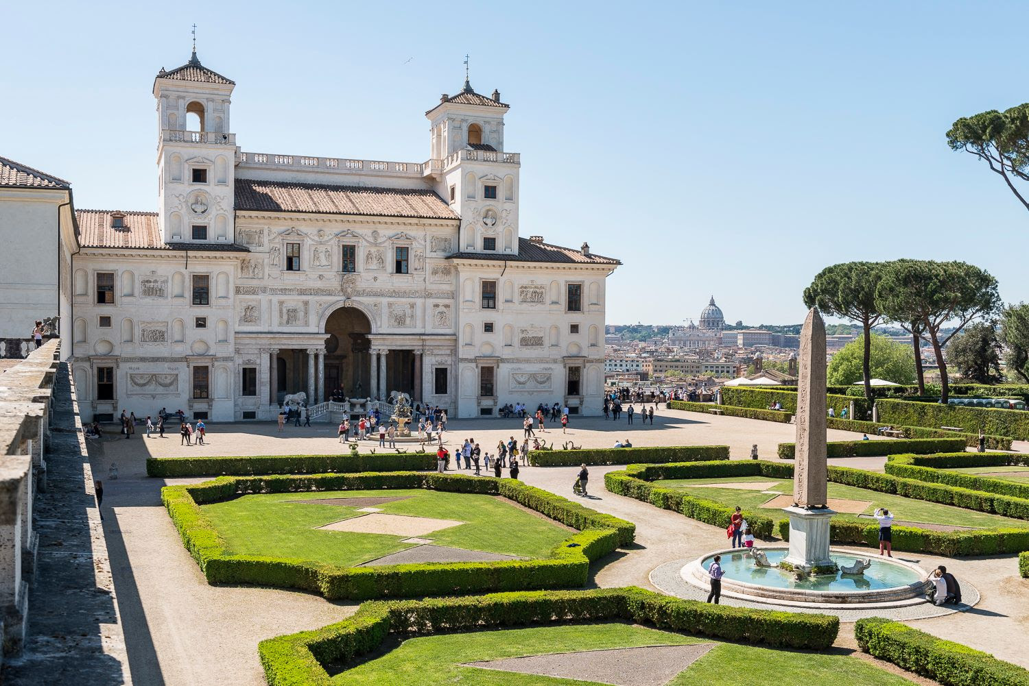 villa medici facciata